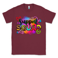 Burgundy support squad Classic Tee - Zillion Design Studio