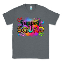 Charcoal Heather support squad Classic Tee - Zillion Design Studio