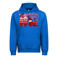 Cobalt valentines express with gnomies Urban Hoodie - NancyCooperArtShop