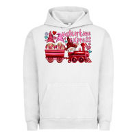 Pigment Lunar Rock valentines express with gnomies Urban Hoodie - NancyCooperArtShop
