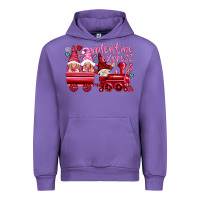 Tulip valentines express with gnomies Urban Hoodie - NancyCooperArtShop