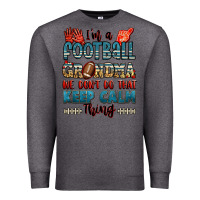 Charcoal Heather i'm a american football grandma we don't do that k Premium Sweatshirt - Jasminsmagicworld