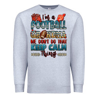 Heather Grey i'm a american football grandma we don't do that k Premium Sweatshirt - Jasminsmagicworld