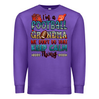 Purple i'm a american football grandma we don't do that k Premium Sweatshirt - Jasminsmagicworld