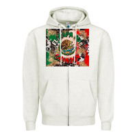 Oatmeal Heather el papa mas chingon tumbler 3 Zipper Hoodie - CTS Tumbler Store
