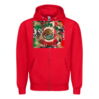 Red el papa mas chingon tumbler 3 Zipper Hoodie - CTS Tumbler Store