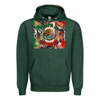 Sports Green el papa mas chingon tumbler 3 Zipper Hoodie - CTS Tumbler Store