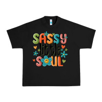 Black sassy little soul smiley Urban Heavy Tee - MaliasSmallBusiness