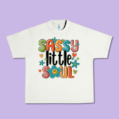 Urban Heavy Tee sassy little soul smiley