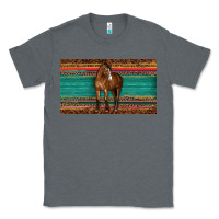 Charcoal Heather western horse serape tooled leather leopard  sippy cup Classic Tee - BarkalooDesign
