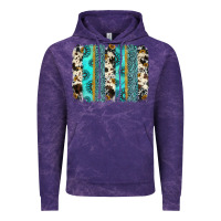 Cloud Purple gemstone sunflower cowhide brushstroke Vintage Hoodie - AdoDesignShop