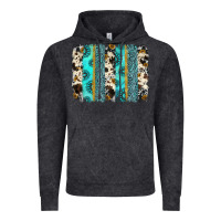 Vintage Black gemstone sunflower cowhide brushstroke Vintage Hoodie - AdoDesignShop
