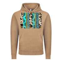 Vintage Coffee gemstone sunflower cowhide brushstroke Vintage Hoodie - AdoDesignShop