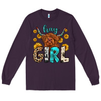 Plum hay girl Long Sleeve Tee - Zillion Design Studio