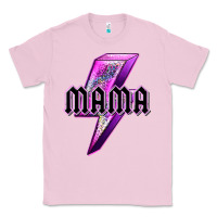 Bubblegum Pink mama neon leopard lightning bolt Classic Tee - texasbilliewilder
