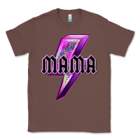 Chestnut mama neon leopard lightning bolt Classic Tee - texasbilliewilder
