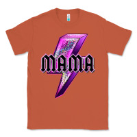 Copper mama neon leopard lightning bolt Classic Tee - texasbilliewilder