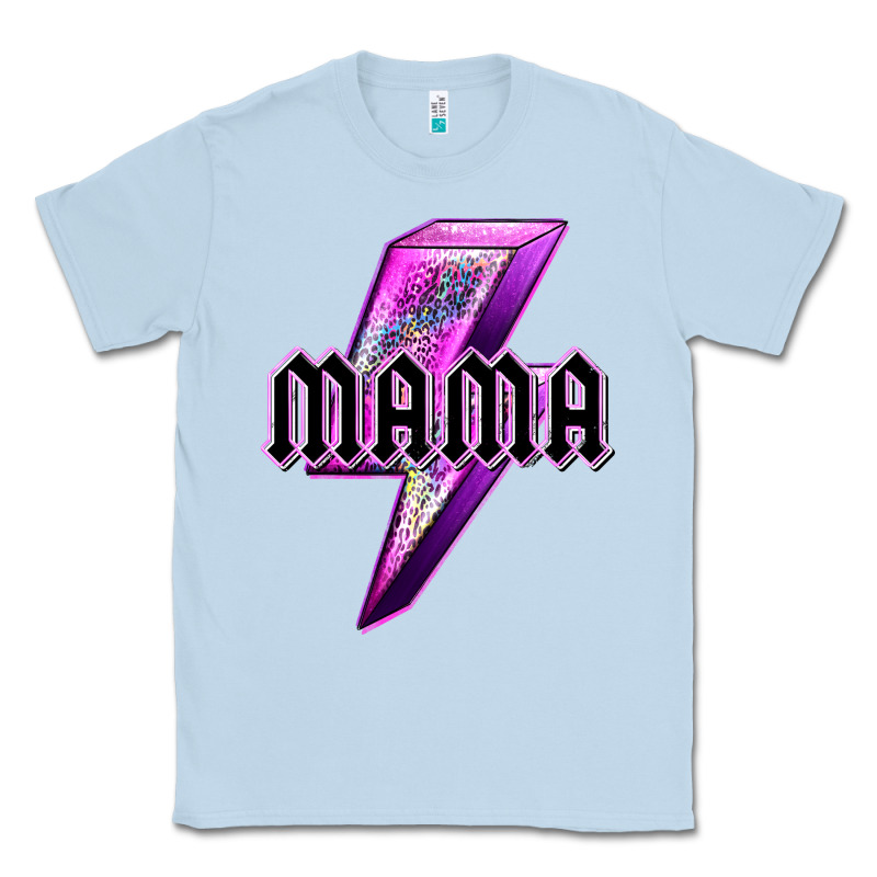 Mama Neon Leopard Lightning Bolt Classic Tee by texasbilliewilder | Teevron