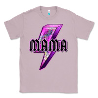 Lilac mama neon leopard lightning bolt Classic Tee - texasbilliewilder