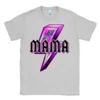 Moon Dust mama neon leopard lightning bolt Classic Tee - texasbilliewilder