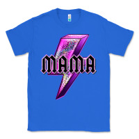 True Royal mama neon leopard lightning bolt Classic Tee - texasbilliewilder