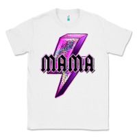 White mama neon leopard lightning bolt Classic Tee - texasbilliewilder