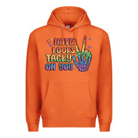 Carrot hate looks tacky on you pride Premium Hoodie - MaliasSmallBusiness