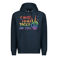 Navy hate looks tacky on you pride Premium Hoodie - MaliasSmallBusiness