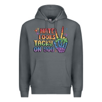 Rock hate looks tacky on you pride Premium Hoodie - MaliasSmallBusiness