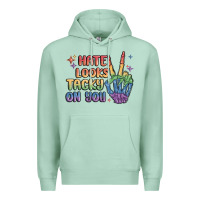Seafoam hate looks tacky on you pride Premium Hoodie - MaliasSmallBusiness