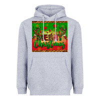 Heather Grey merry christmas tumbler Heavyweight Hoodie - BundleAndBundleShop