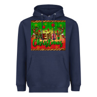 Navy merry christmas tumbler Heavyweight Hoodie - BundleAndBundleShop