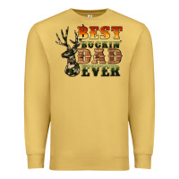Antique Gold best buckin' dad ever Premium Sweatshirt - Artiststas