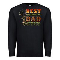 Black best buckin' dad ever Premium Sweatshirt - Artiststas