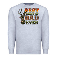 Heather Grey best buckin' dad ever Premium Sweatshirt - Artiststas
