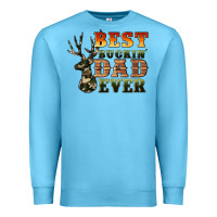 Ocean Blue best buckin' dad ever Premium Sweatshirt - Artiststas