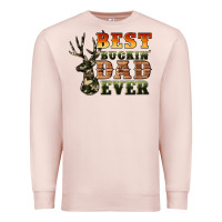 Pale Pink best buckin' dad ever Premium Sweatshirt - Artiststas