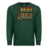 Sports Green best buckin' dad ever Premium Sweatshirt - Artiststas