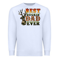 White best buckin' dad ever Premium Sweatshirt - Artiststas