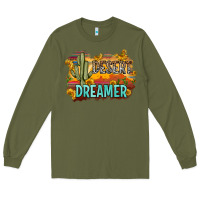 Army Green desert dreamer Long Sleeve Tee - Zillion Design Studio