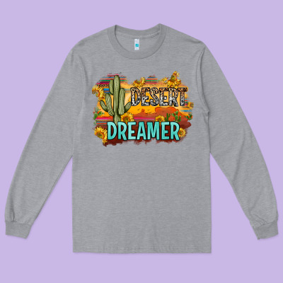 Desert Dreamer Long Sleeve Tee Designed By Zillion Design Studio