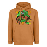 Meerkat cowboy with shamrock Heavyweight Hoodie - Artiststas