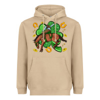 Mushroom cowboy with shamrock Heavyweight Hoodie - Artiststas