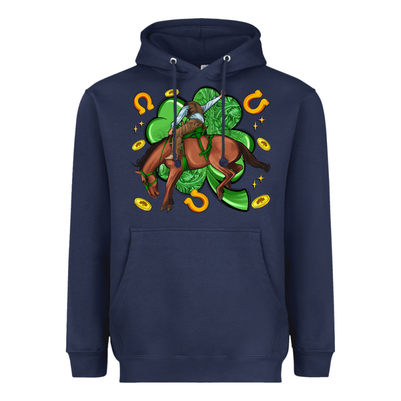 Cowboy With Shamrock Heavyweight Hoodie by Artiststas | Teevron