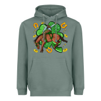 Sage cowboy with shamrock Heavyweight Hoodie - Artiststas