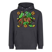 Smoke cowboy with shamrock Heavyweight Hoodie - Artiststas