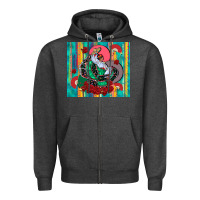 Charcoal Heather flamenco dancer tumbler 3 Zipper Hoodie - CTS Tumbler Store