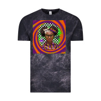 Cloud Black halloween african girl Vintage Tee - BarkalooDesign
