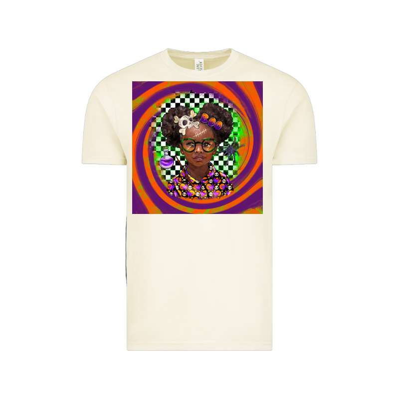 Halloween African Girl Vintage Tee by BarkalooDesign | Teevron