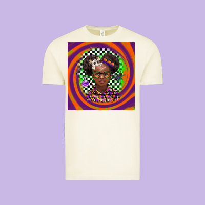 Halloween African Girl Vintage Tee Designed By Barkaloodesign